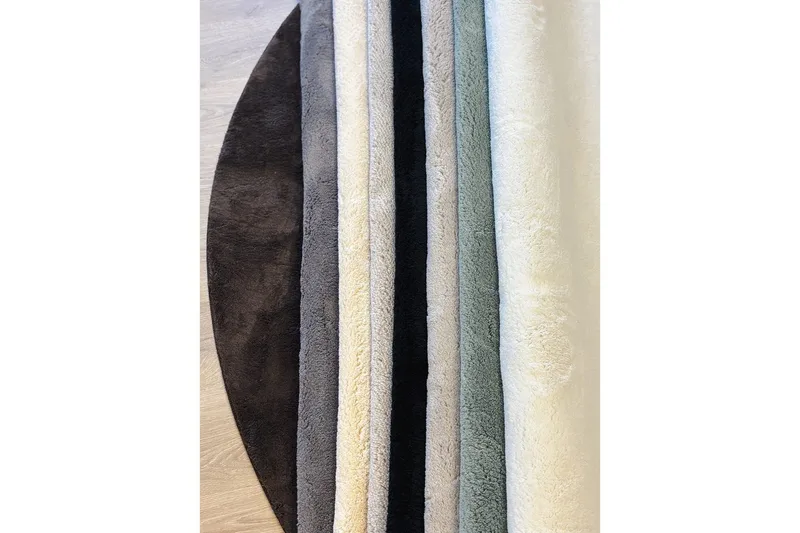 Vaskbart Tæppe Soft Shape - 240x340 cm, Grøn - Tekstiler - Tæpper - Fladvævet tæppe