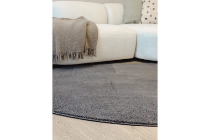 Vaskbart Tæppe Soft Shape - 240x340 cm, Grafit - Tekstiler - Tæpper - Fladvævet tæppe