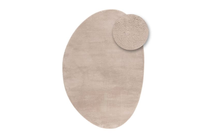 Vaskbart Tæppe Soft Shape - 240x340 cm, Greige - Tekstiler - Tæpper - Fladvævet tæppe