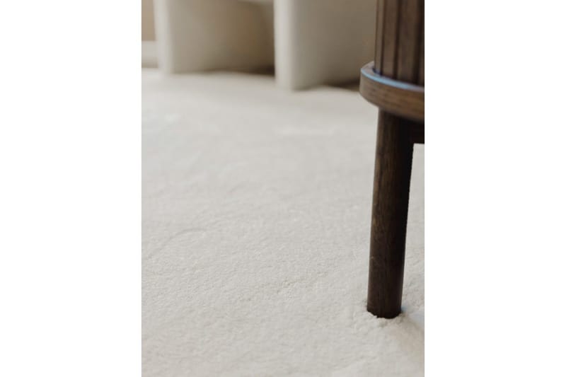 Vaskbart Tæppe Soft Shape - 240x340 cm, Hvid - Tekstiler - Tæpper - Fladvævet tæppe