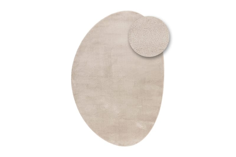 Vaskbart Tæppe Soft Shape - 240x340 cm, Melange Hør - Tekstiler - Tæpper - Fladvævet tæppe