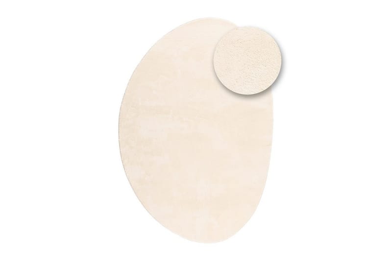 Vaskbart Tæppe Soft Shape - 240x340 cm, Natur - Tekstiler - Tæpper - Fladvævet tæppe