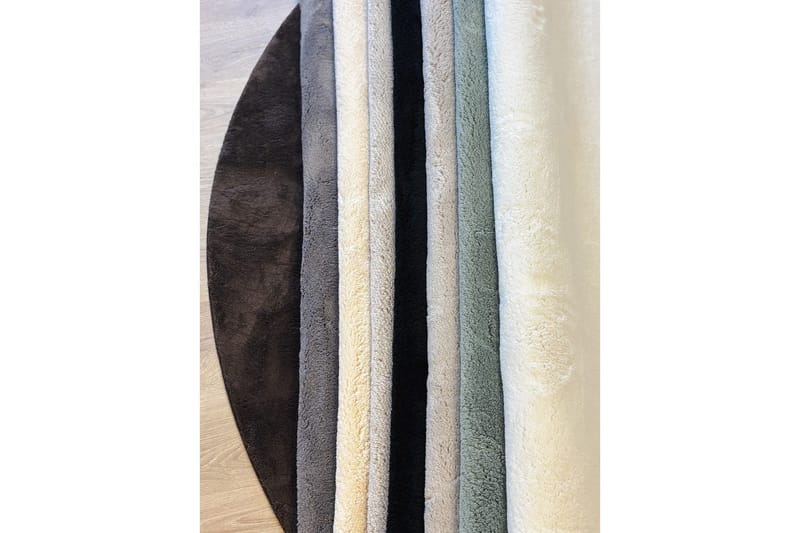 Vaskbart Tæppe Soft Shape - 240x340 cm, Sort - Tekstiler - Tæpper - Fladvævet tæppe