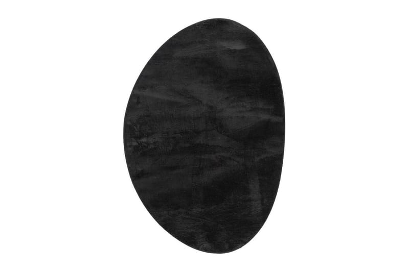 Vaskbart Tæppe Soft Shape - 240x340 cm, Sort - Tekstiler - Tæpper - Fladvævet tæppe