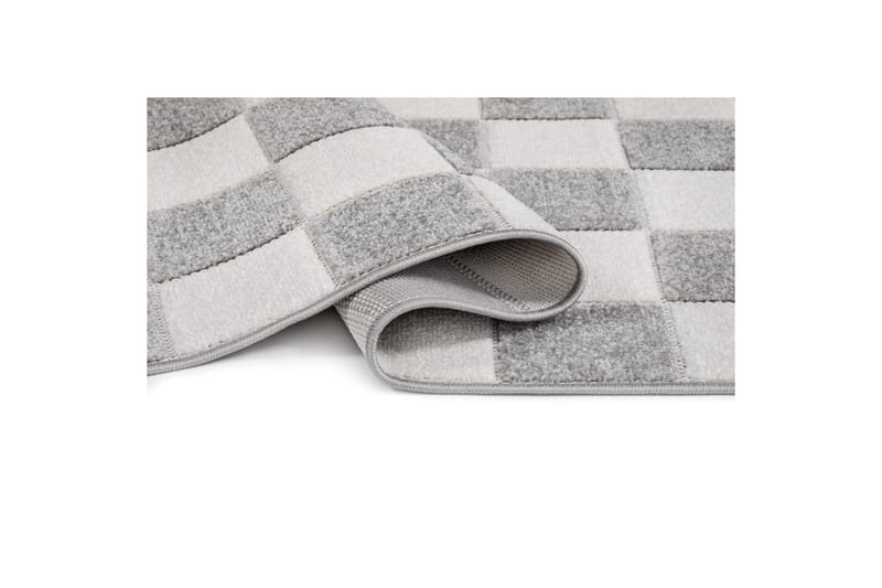 Wiltontæppe tæppe Hawaii Chess 160x230 cm, Grå - 160x230 cm, Grå - Tekstiler - Tæpper - Store tæpper