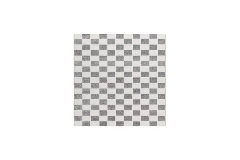 Wiltontæppe tæppe Hawaii Chess 200x200 cm, Grå - 200x200 cm, Grå - Tekstiler - Tæpper - Store tæpper