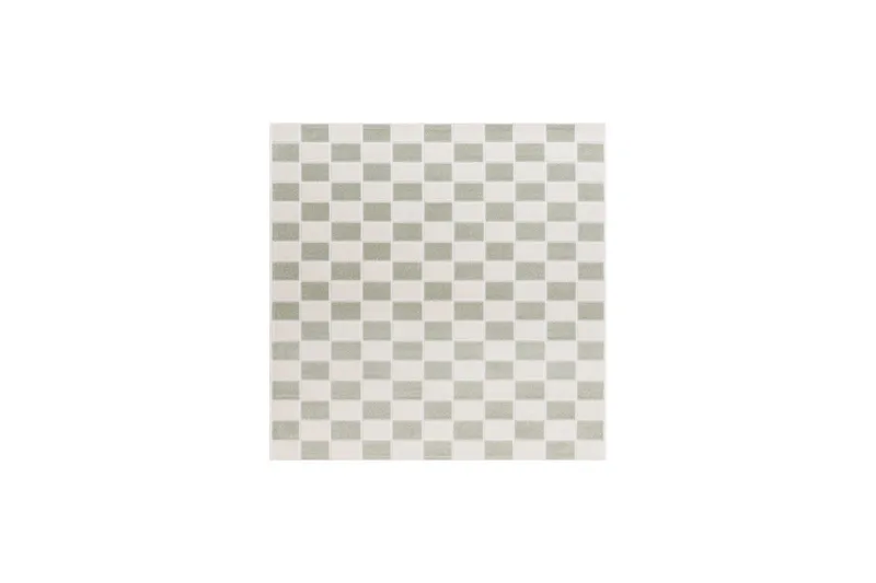 Wiltontæppe tæppe Hawaii Chess 200x200 cm, Grøn - 200x200 cm, Grøn - Tekstiler - Tæpper - Store tæpper