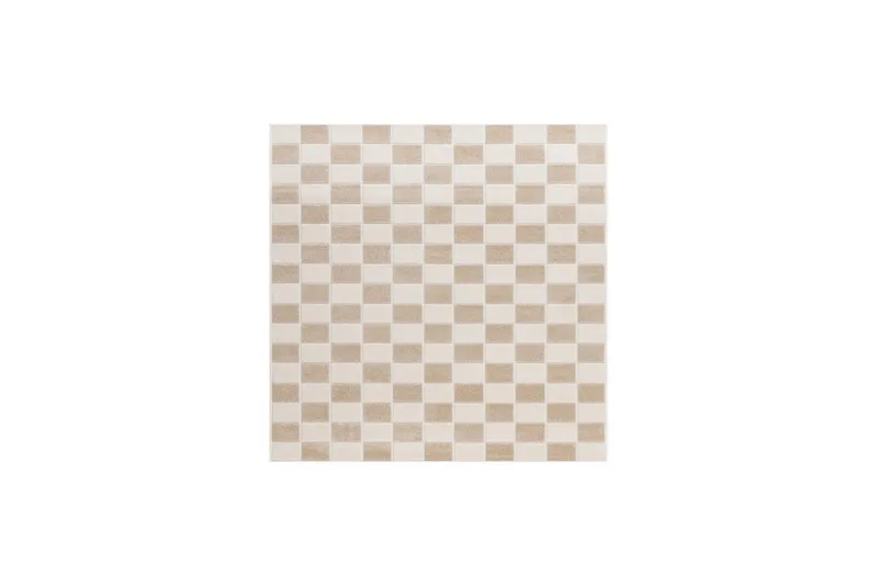 Wiltontæppe tæppe Hawaii Chess 200x200 cm, Linned - 200x200 cm, Linned - Tekstiler - Tæpper - Store tæpper