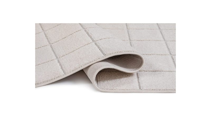 Wiltontæppe tæppe Hawaii Chess 200x290 cm, Creme - 200x290 cm, Creme - Tekstiler - Tæpper - Store tæpper