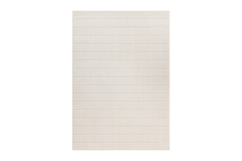 Wiltontæppe tæppe Hawaii Chess 200x290 cm, Creme - 200x290 cm, Creme - Tekstiler - Tæpper - Udendørs tæpper