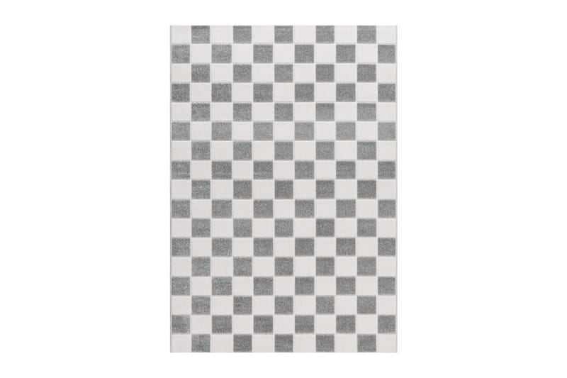 Wiltontæppe tæppe Hawaii Chess 200x290 cm, Grå - 200x290 cm, Grå - Tekstiler - Tæpper - Udendørs tæpper