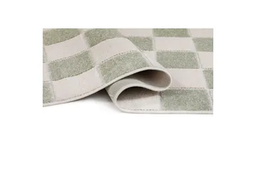 Wiltontæppe tæppe Hawaii Chess 200x290 cm, Grøn - 200x290 cm, Grøn - Tekstiler - Tæpper - Store tæpper