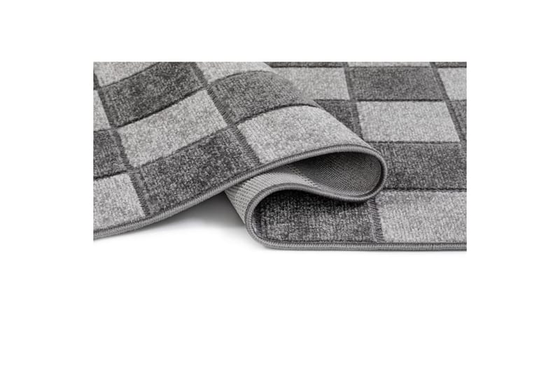 Wiltontæppe tæppe Hawaii Chess 200x290 cm, Grafit - 200x290 cm, Grafit - Tekstiler - Tæpper - Udendørs tæpper