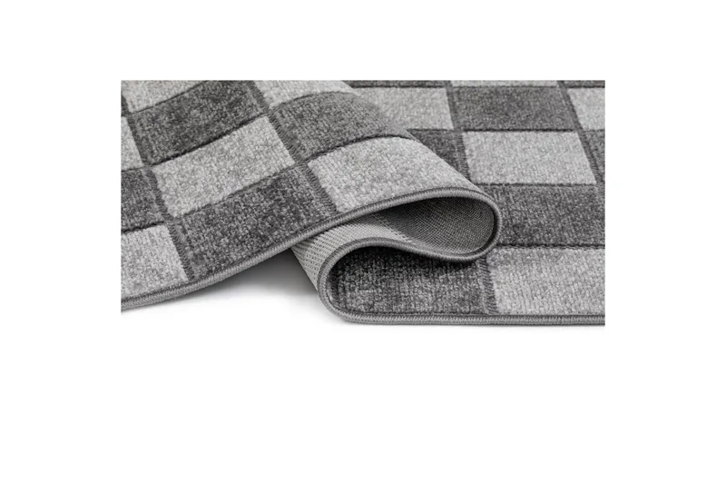 Wiltontæppe tæppe Hawaii Chess 240x340 cm, Grafit - 240x340 cm, Grafit - Tekstiler - Tæpper - Store tæpper
