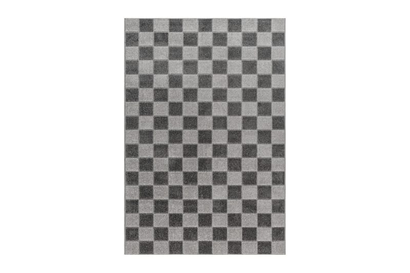 Wiltontæppe tæppe Hawaii Chess 240x340 cm, Grafit - 240x340 cm, Grafit - Tekstiler - Tæpper - Store tæpper