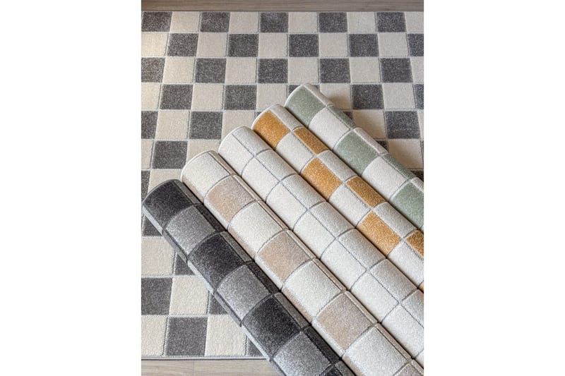 Wiltontæppe tæppe Hawaii Chess 240x340 cm, Linned - 240x340 cm, Linned - Tekstiler - Tæpper - Store tæpper