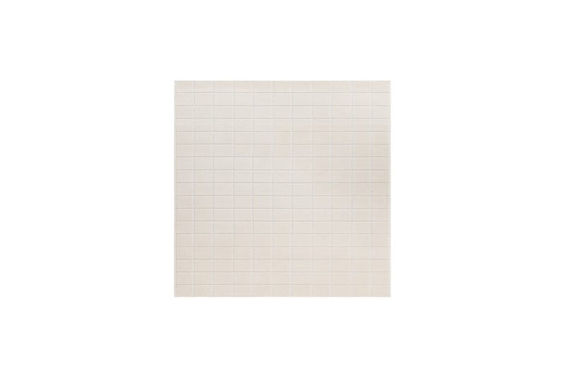 Wiltontæppe tæppe Hawaii Chess 280x280 cm, Creme - 280x280 cm, Creme - Tekstiler - Tæpper - Udendørs tæpper