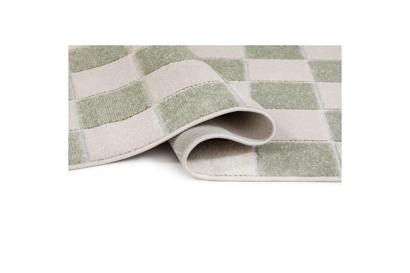 Wiltontæppe tæppe Hawaii Chess 280x280 cm, Grøn - 280x280 cm, Grøn - Tekstiler - Tæpper - Udendørs tæpper