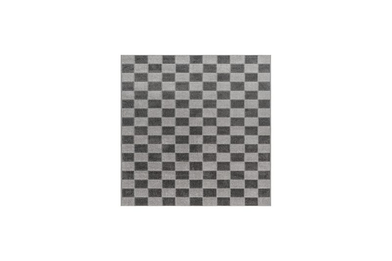 Wiltontæppe tæppe Hawaii Chess 280x280 cm, Grafit - 280x280 cm, Grafit - Tekstiler - Tæpper - Udendørs tæpper