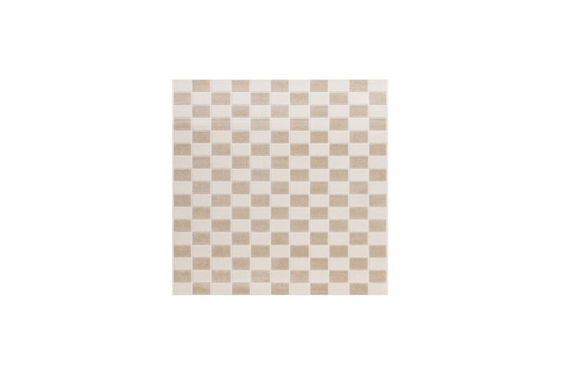 Wiltontæppe tæppe Hawaii Chess 280x280 cm, Linned - 280x280 cm, Linned - Tekstiler - Tæpper - Udendørs tæpper
