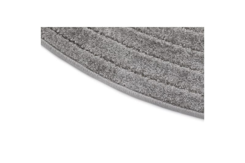 Wiltontæppe tæppe Hawaii Cirkel 200x200 cm, Grå - 200x200 cm, Grå - Tekstiler - Tæpper - Udendørs tæpper