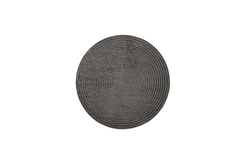 Wiltontæppe tæppe Hawaii Cirkel 200x200 cm, Grafit, 200x200 cm, Grafit