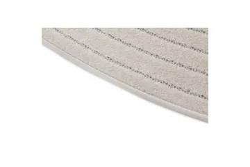 Wiltontæppe tæppe Hawaii Cirkel 240x240 cm, Creme - 240x240 cm, Creme - Tekstiler - Tæpper - Store tæpper