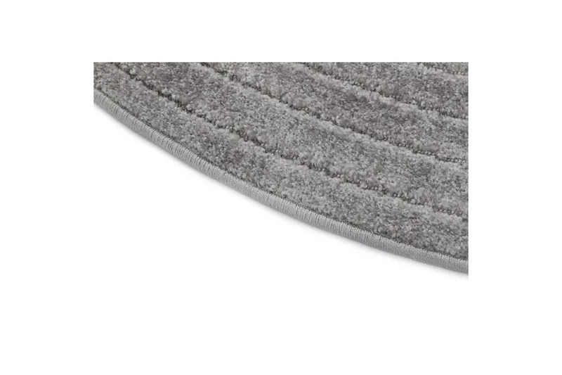 Wiltontæppe tæppe Hawaii Cirkel 240x240 cm, Grå - 240x240 cm, Grå - Tekstiler - Tæpper - Udendørs tæpper