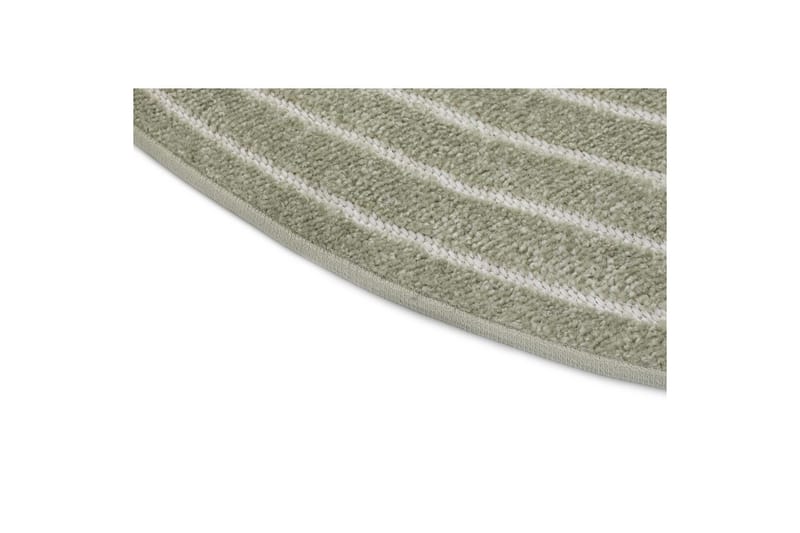 Wiltontæppe tæppe Hawaii Cirkel 240x240 cm, Grøn - 240x240 cm, Grøn - Tekstiler - Tæpper - Udendørs tæpper