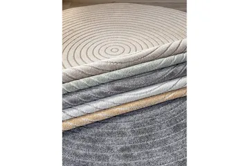 Wiltontæppe tæppe Hawaii Cirkel 240x240 cm, Grøn - 240x240 cm, Grøn - Tekstiler - Tæpper - Store tæpper