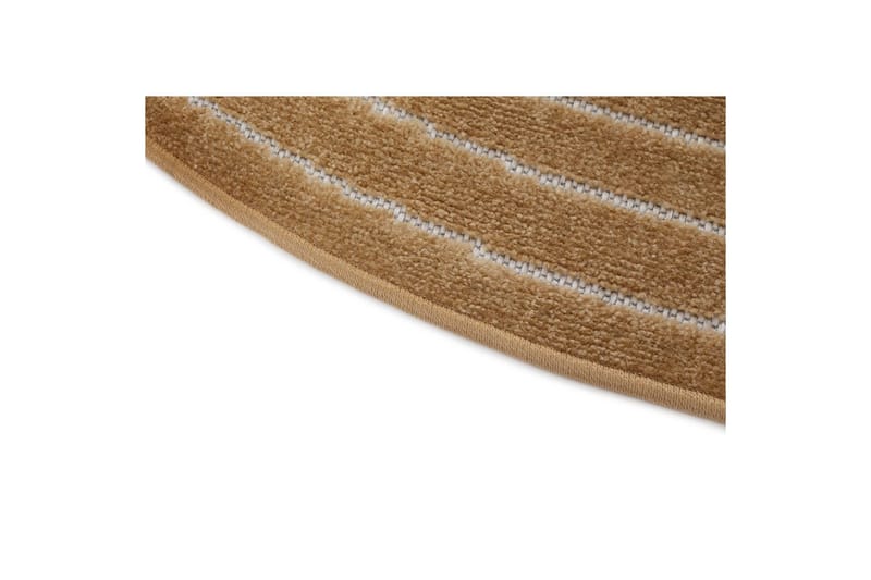 Wiltontæppe tæppe Hawaii Cirkel 240x240 cm, Gul - 240x240 cm, Gul - Tekstiler - Tæpper - Udendørs tæpper