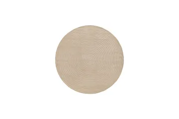 Wiltontæppe tæppe Hawaii Cirkel 240x240 cm, Linned