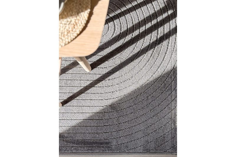 Wiltontæppe tæppe Hawaii Form 200x200 cm, Grafit - 200x200 cm, Grafit - Tekstiler - Tæpper - Store tæpper