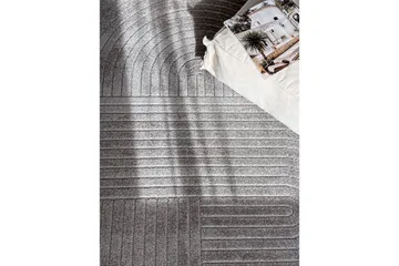 Wiltontæppe tæppe Hawaii Form 200x200 cm, Grafit - 200x200 cm, Grafit - Tekstiler - Tæpper - Store tæpper