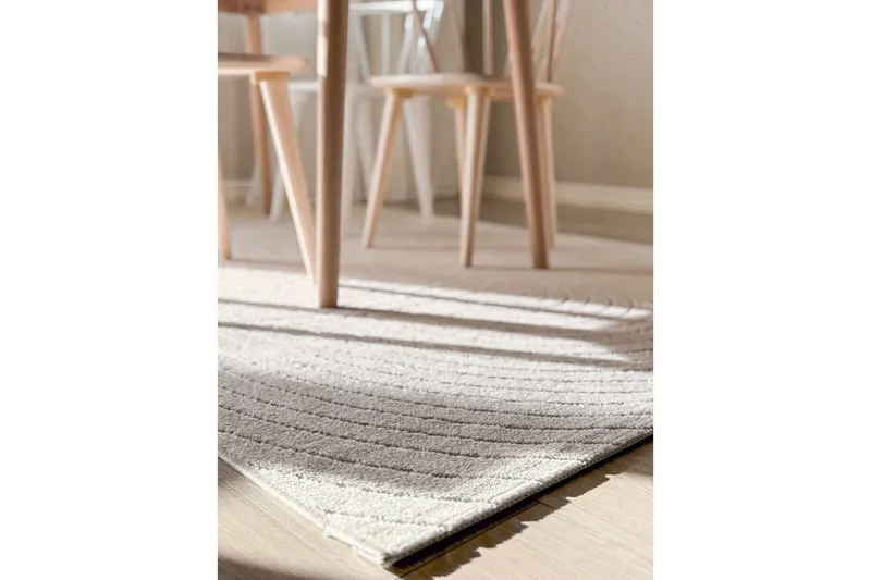 Wiltontæppe tæppe Hawaii Form 200x290 cm, Creme - 200x290 cm, Creme - Tekstiler - Tæpper - Udendørs tæpper