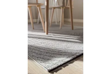 Wiltontæppe tæppe Hawaii Form 200x290 cm, Grå - 200x290 cm, Grå - Tekstiler - Tæpper - Store tæpper