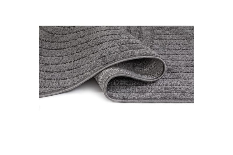 Wiltontæppe tæppe Hawaii Form 200x290 cm, Grafit - 200x290 cm, Grafit - Tekstiler - Tæpper - Udendørs tæpper