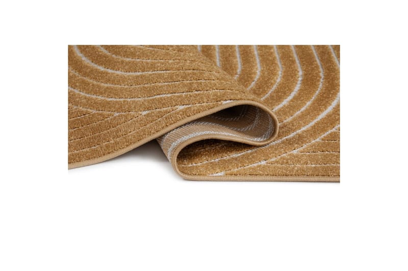 Wiltontæppe tæppe Hawaii Form 200x290 cm, Gul - 200x290 cm, Gul - Tekstiler - Tæpper - Udendørs tæpper