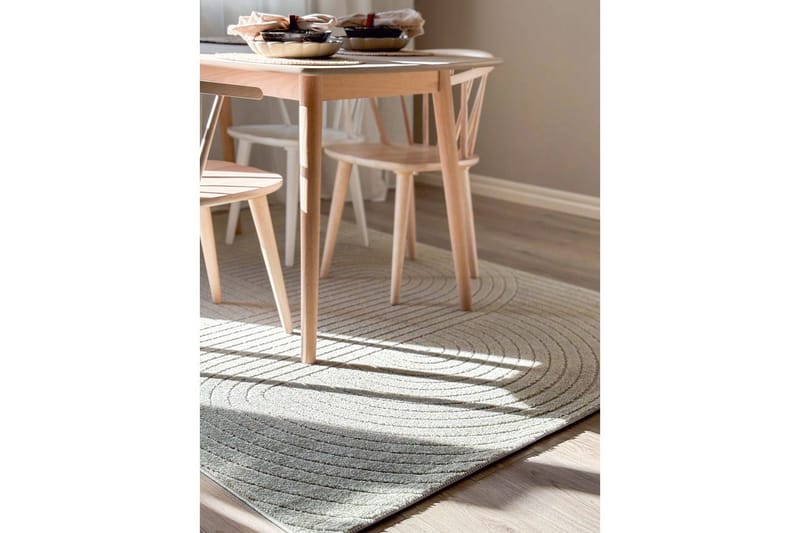 Wiltontæppe tæppe Hawaii Form 240x240 cm, Grøn - 240x240 cm, Grøn - Tekstiler - Tæpper - Udendørs tæpper