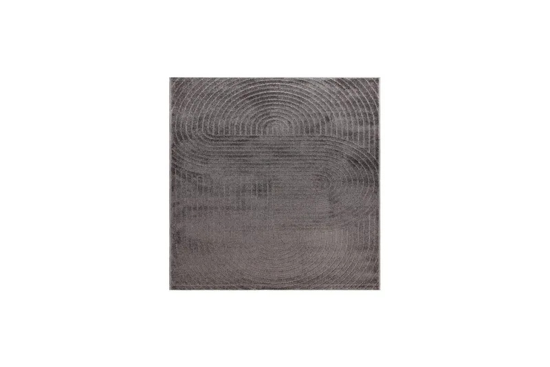 Wiltontæppe tæppe Hawaii Form 240x240 cm, Grafit - 240x240 cm, Grafit - Tekstiler - Tæpper - Store tæpper
