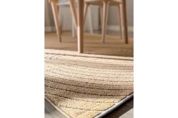 Wiltontæppe tæppe Hawaii Form 240x240 cm, Gul - 240x240 cm, Gul - Tekstiler - Tæpper - Store tæpper