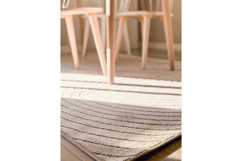 Wiltontæppe tæppe Hawaii Form 240x240 cm, Linned - 240x240 cm, Linned - Tekstiler - Tæpper - Store tæpper