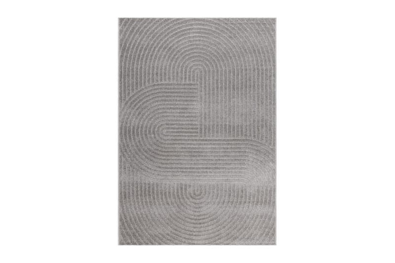 Wiltontæppe tæppe Hawaii Form 240x340 cm, Grå - 240x340 cm, Grå - Tekstiler - Tæpper - Udendørs tæpper
