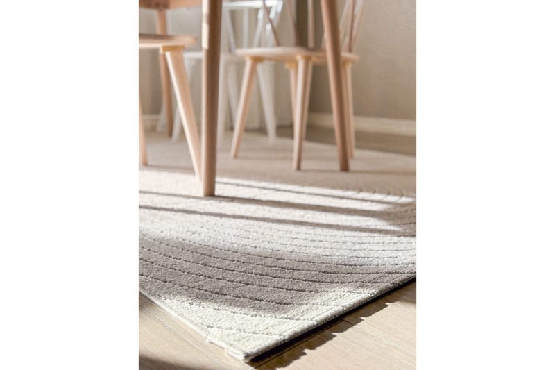 Wiltontæppe tæppe Hawaii Form 280x280 cm, Creme - 280x280 cm, Creme - Tekstiler - Tæpper - Udendørs tæpper