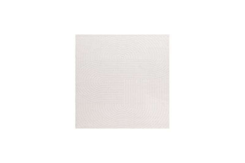 Wiltontæppe tæppe Hawaii Form 280x280 cm, Creme - 280x280 cm, Creme - Tekstiler - Tæpper - Udendørs tæpper