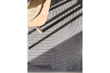 Wiltontæppe tæppe Hawaii Form 280x280 cm, Grafit - 280x280 cm, Grafit - Tekstiler - Tæpper - Store tæpper