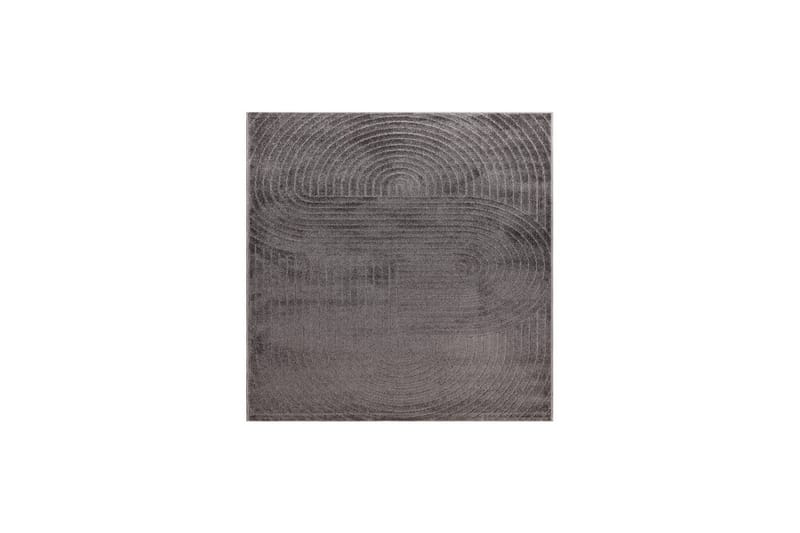 Wiltontæppe tæppe Hawaii Form 280x280 cm, Grafit - 280x280 cm, Grafit - Tekstiler - Tæpper - Udendørs tæpper