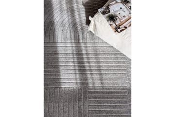 Wiltontæppe tæppe Hawaii Form 280x280 cm, Grafit - 280x280 cm, Grafit - Tekstiler - Tæpper - Store tæpper