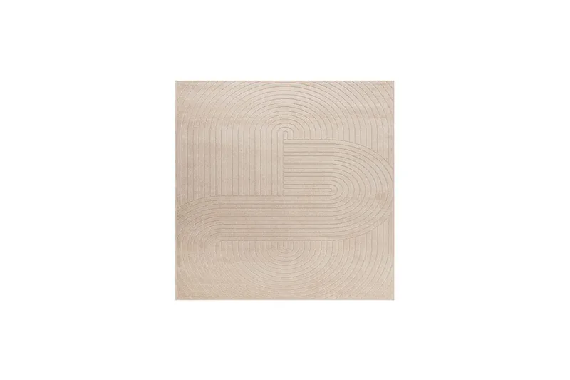 Wiltontæppe tæppe Hawaii Form 280x280 cm, Linned - 280x280 cm, Linned - Tekstiler - Tæpper - Udendørs tæpper