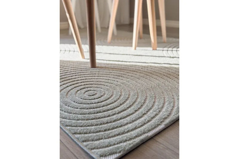 Wiltontæppe tæppe Hawaii Trend 160x230 cm, Grøn - 160x230 cm, Grøn - Tekstiler - Tæpper - Udendørs tæpper